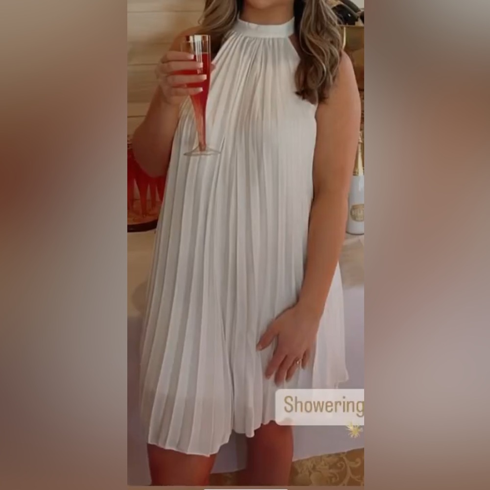 White dress perfect for bridal events